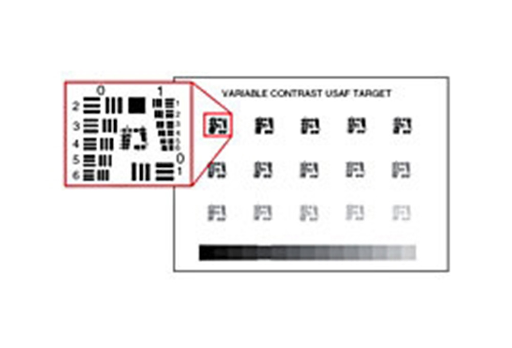  1951 USAF Contrast Resolution Targets